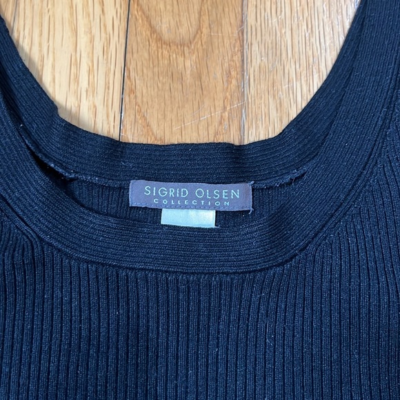 Sigrid Olsen Sweater Tank Top Sz L. - Picture 4 of 7